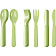 Набор для пикника с декором (25предметов*4перс) салатовый ООО Профит Хаус Россия IDILAND