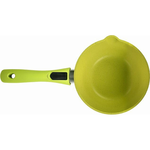 Ковш литой а/приг 1,5л съемн/руч, стекл/кр Trendy style lime (KUKMARA) Россия