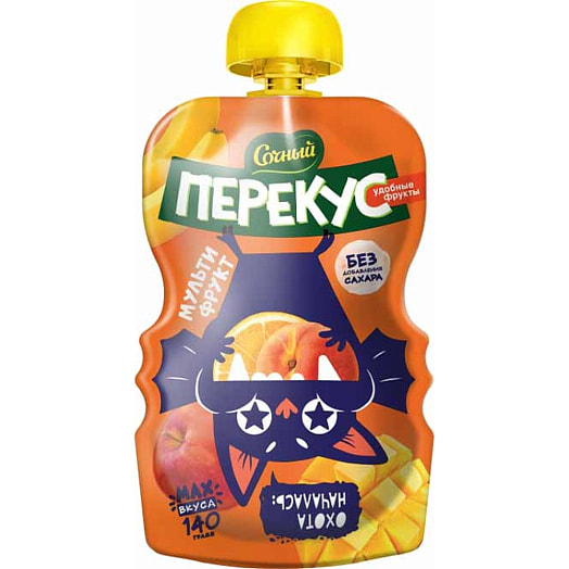 Пюре 140г пауч мультифруктовое Оазис Груп Беларусь