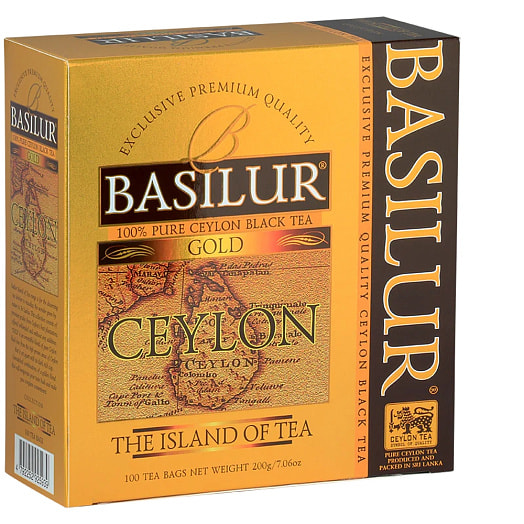 Чай Basilur Чайный остров Цейлон (золотой) 200г Шри-Ланка