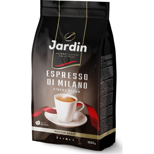 Кофе Jardin Эспрессо Ди Милано 1кг натуральный в зернах Орими Россия Jardin