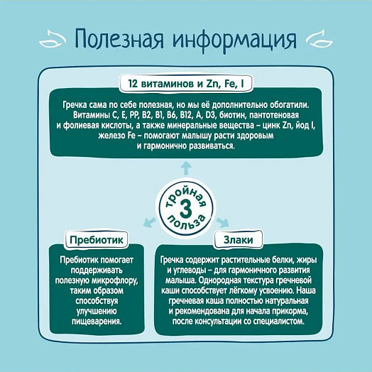 Каша безмолочная ФрутоНяня 200г гречневая ООО Ванюшкины Сладости Россия Фрутоняня
