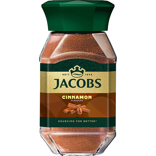 Кофе Якобс с молотой корицей растворимый 90г ст/б Россия Jacobs