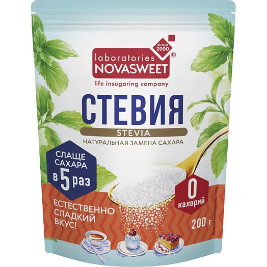 Подсластитель 200г столовый ООО НоваПродукт Россия