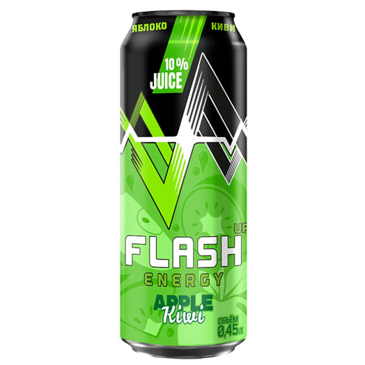 Напиток энергетический Flash Up Energy Яблоко, киви ж/б ОАО ПК Аливария Беларусь Аливария