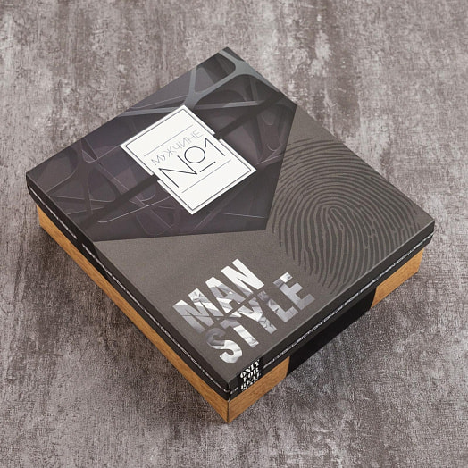 Набор подарочный Мужчина N1 (полотенце, акссесуары 7пр) арт.4681001 Россия