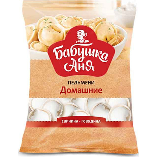 Пельмени Бабушка Аня Домашние 1кг замороженные Беларусь