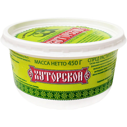 Спред Хуторской 50% 450г с оливковым маслом Беларусь