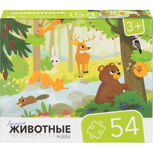 Пазлы 54 Животные арт.RI5404C ООО Желтый крокодил Беларусь DREAM MAKERS-BOARD GAMES