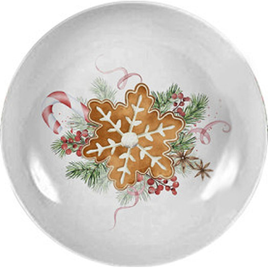 Тарелка 205мм глубокая 700см3 ф.707 универсал Пряник арт.5С1387Ф34 ЗАО Добрушский фарфоровый завод Беларусь Фарфор Белой Руси