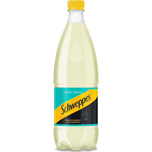 Напиток б/алк Schweppes 1л Bitter Lemon газ. Coca-Cola Беларусь