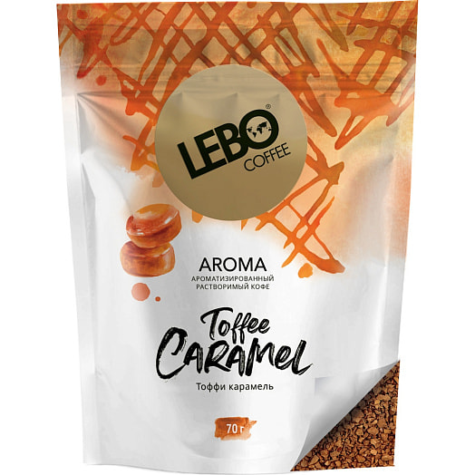 Кофе Lebo Toffee Caramel раствор/сублимир 70г м/у ООО Продукт-Сервис Россия Lebo