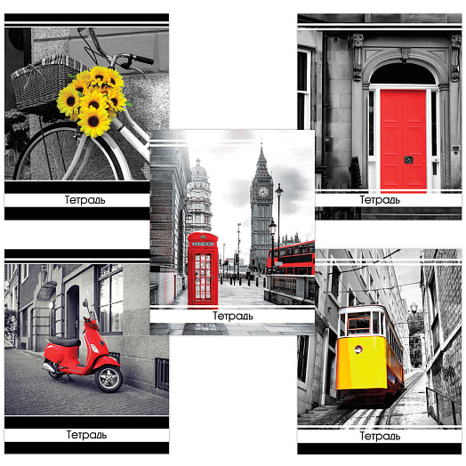 Тетрадь Brauberg Акцент А5, 48 листов, клетка арт.403032 Россия