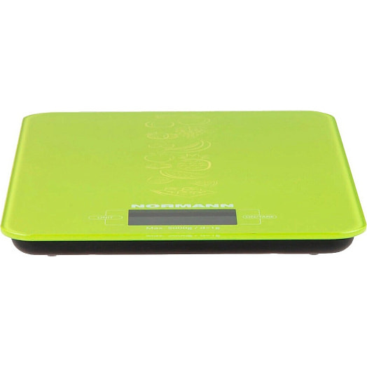 Весы кухонные Normann до 5кг, зеленый арт.ASK-269 Китай
