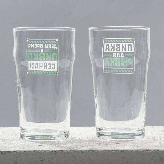 Подарочный набор пивных бокалов Мужик арт.10248691 Россия