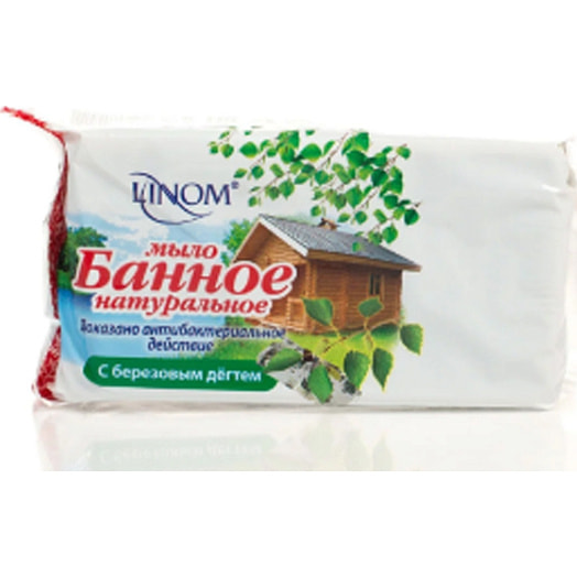 Мыло С березовым дегтем 100г банное Беларусь