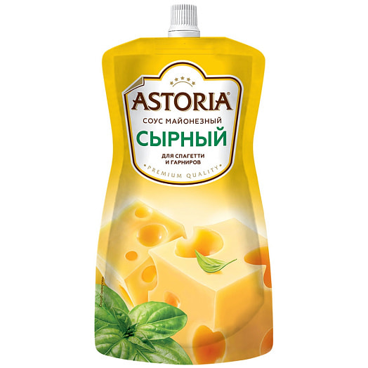 Соус Astoria 233г дой-пак Сырный Россия