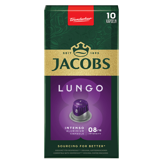 Кофе молотый Jacobs Lungo 52г в капсулах ЯКОБС ДАУ ЭГБЕРТС Франция Jacobs