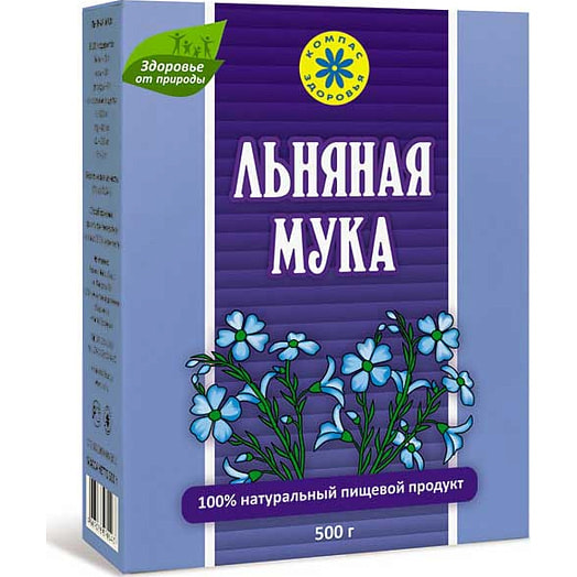 Мука льняная Компас Здоровья 300г пл. НПО "Компас Здоовья" Россия