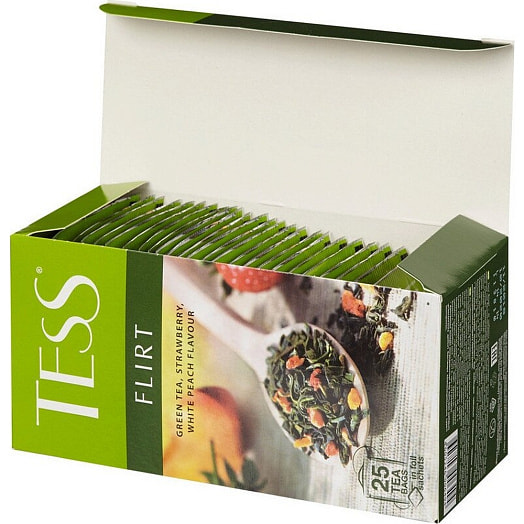 Чай Tess 36г Flirt зеленый 25пак*1.5г Орими Россия