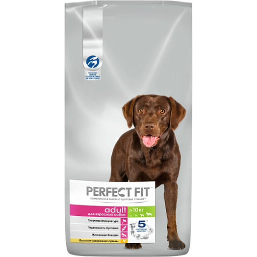 Корм сухой Perfect с курицей для взрослых собак 14.5кг Марс Россия