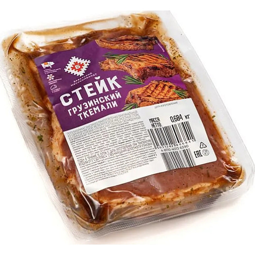 Стейк свиной Грузинский ткемали в/у ОАО Брестский мясокомбинат Беларусь