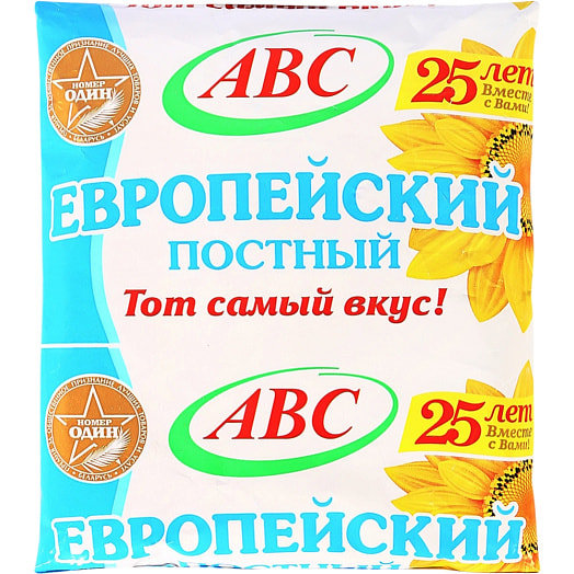 Соус майонезный Европейский постный 360г ОДО Фирма АВС Беларусь