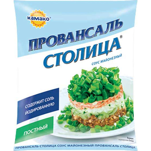 Майонезный соус Столица 400г КАМАКО ПЛЮС ООО СП Беларусь