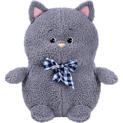 Подарочная игрушка Пухляшик-кудряшик кот арт.PUHK01 СООО Волшебный остров Беларусь