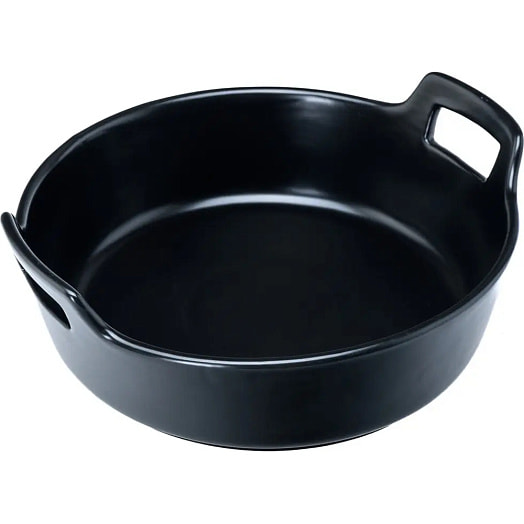Форма для запекания керамическая с ручками 22,5см арт.Z11121-M.black Китай
