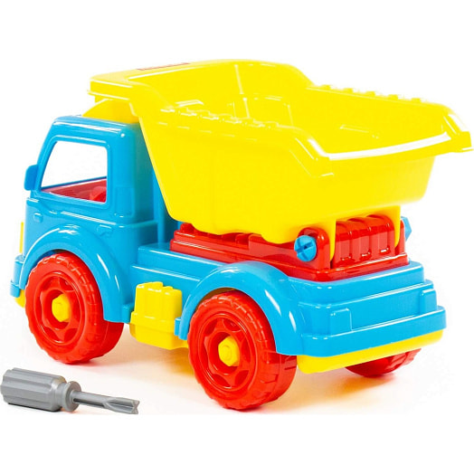 Конструктор-транспорт Автомобиль-самосвал 27 элементов арт.73006 СООО ПП Полесье Беларусь Полесье