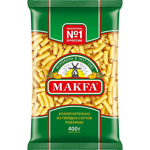 Макаронные изделия Макфа 400г рожки Россия