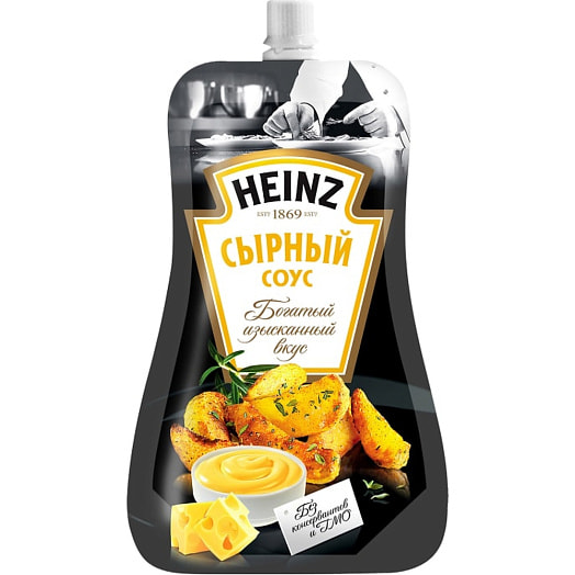 Соус Heinz сырный на раст маслах 200г дой-пак ООО КрафтХайнц Восток Россия
