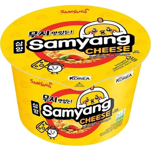 Лапша со вкусом сыра Samyang Cheese б/приг 105г Корея