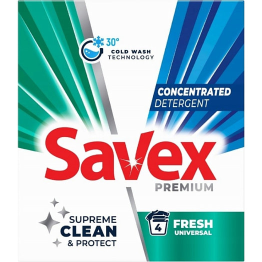 Стиральный порошок Savex Fresh 320г Болгария Savex