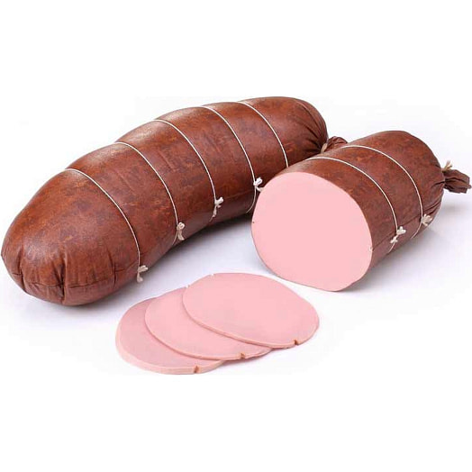 Колбаса С телятиной вареная в/с (газ) Брестский МК Беларусь