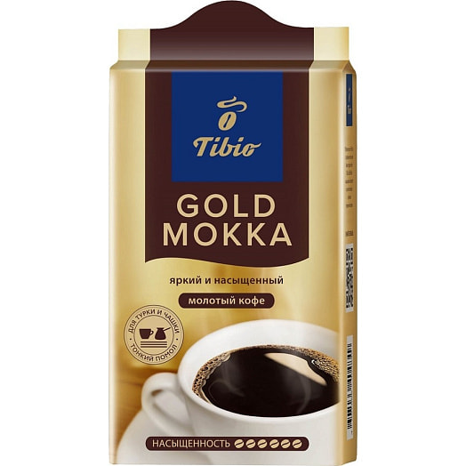 Кофе Tibio Gold Mocca 250г в/у молотый жареный ООО Гранд-НН Россия