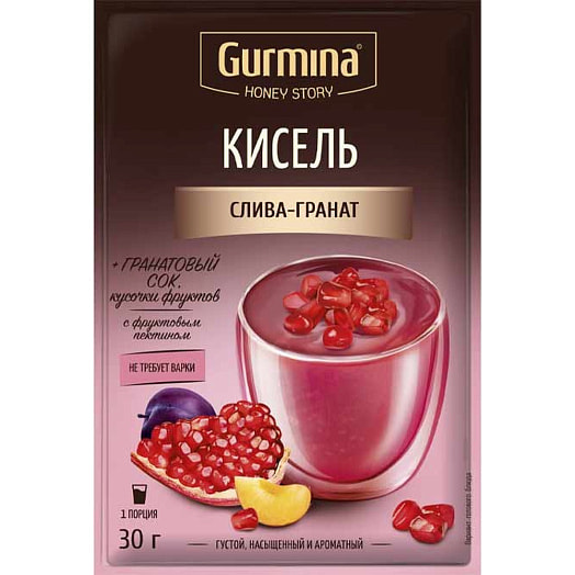 Кисель 30г пакет слива-гранат Gurmina Беларусь Gurmina