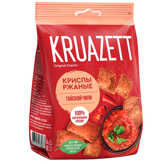 Криспы Круазетт ржаные со вкусом Тайского чили 70г ООО Ориент Продактс Россия Круазетт
