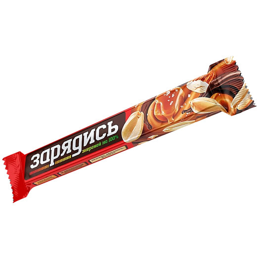 Батончик Зарядись карамель,арахис,миндаль,фундук Коммунарка Беларусь Коммунарка
