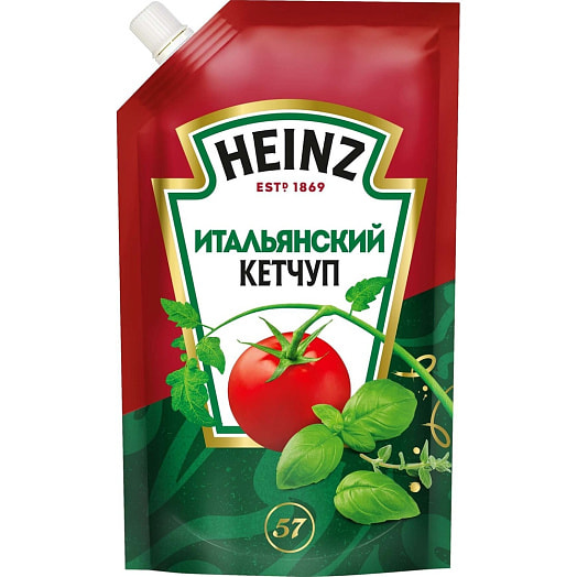 Кетчуп Итальянский 320г дой-пак Heinz Россия Heinz