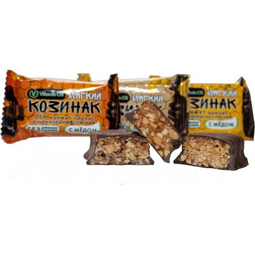 Козинаки мягкие VitaminOS Ассорти в глазури ИП Кулумбегов А.А. Россия