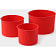 Набор форм для выпечки Куличики (3шт, 15,5/13/10см, красный) арт.1057150 Китай