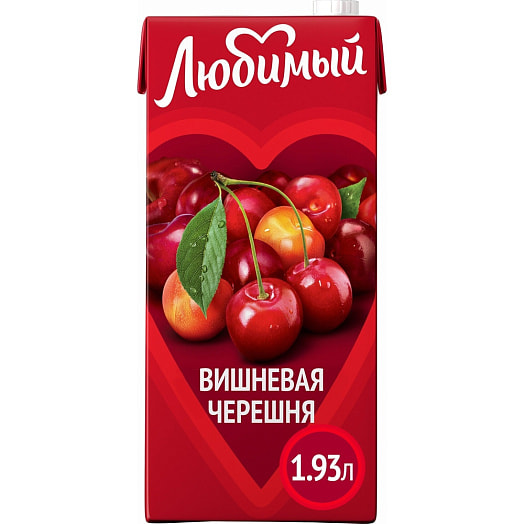 Напиток сокосод.Любимый Вишневая черешня для дет/пит. ООО Лебедянский Россия LUBIMY