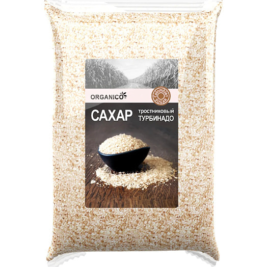 Сахар коричневый тростниковый Турбинадо 1кг нерафинированный ООО Сладкий мир Армения