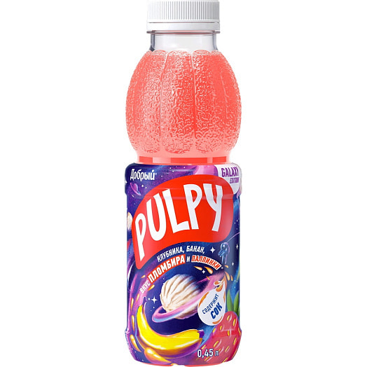 Напиток сокосодержащий Добрый Pulpy Пломбир 450мл ПЭТ ООО Мултон Партнерс Россия