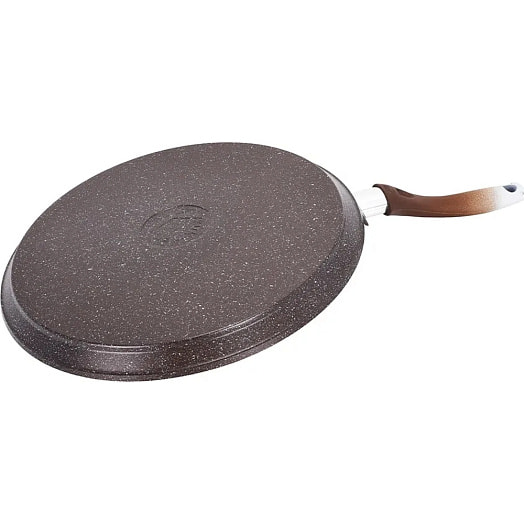 Сковорода блинная а/приг литая 26см Кофейный мрамор (Kukmara) арт.сбмк262а Россия