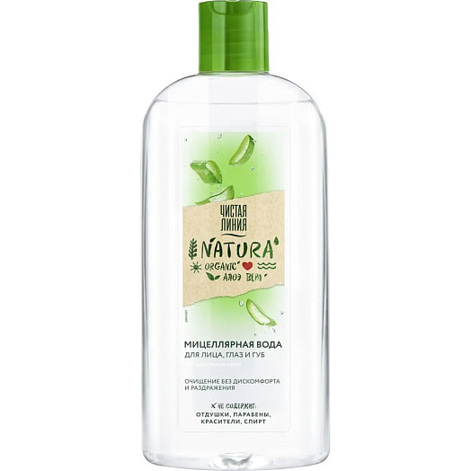 Мицеллярная вода 400мл для всех типов кожи Unilever Россия Чистая Линия