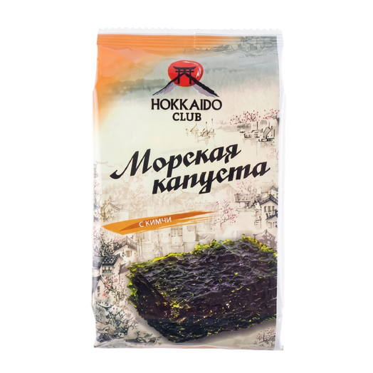 Морская капуста сушеная в кунжутном масле 4.5г ООО Мидори Евразия Россия Hokkaido club