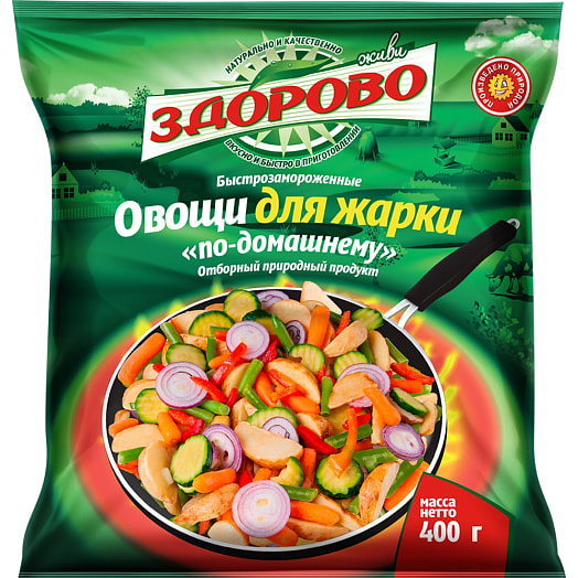 Овощи для жарки 400г по-домашнему Oerlemans Foods Siemiatycze Sp Польша Живи Здорово